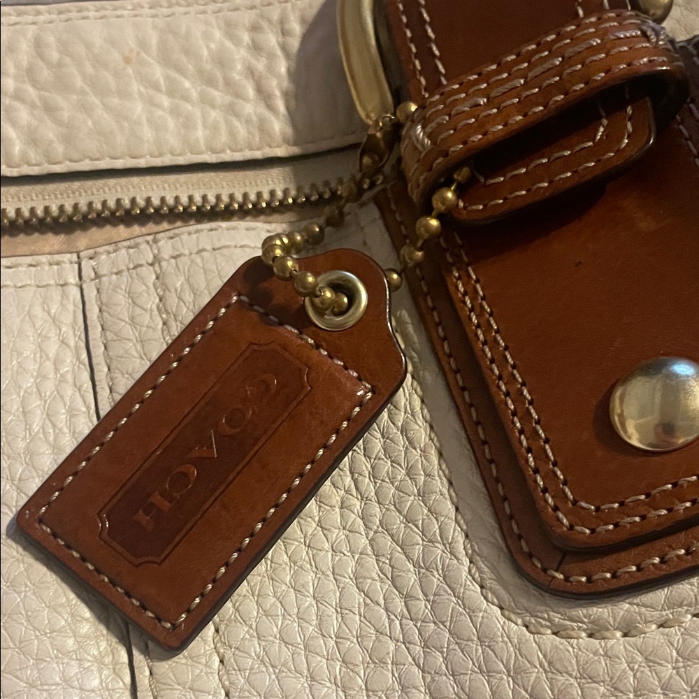 Coach Soho Alex Pebbled Leather Tote‎ Satchel A0869-11844 Preppy Y2K Casual - Picture 10 of 16